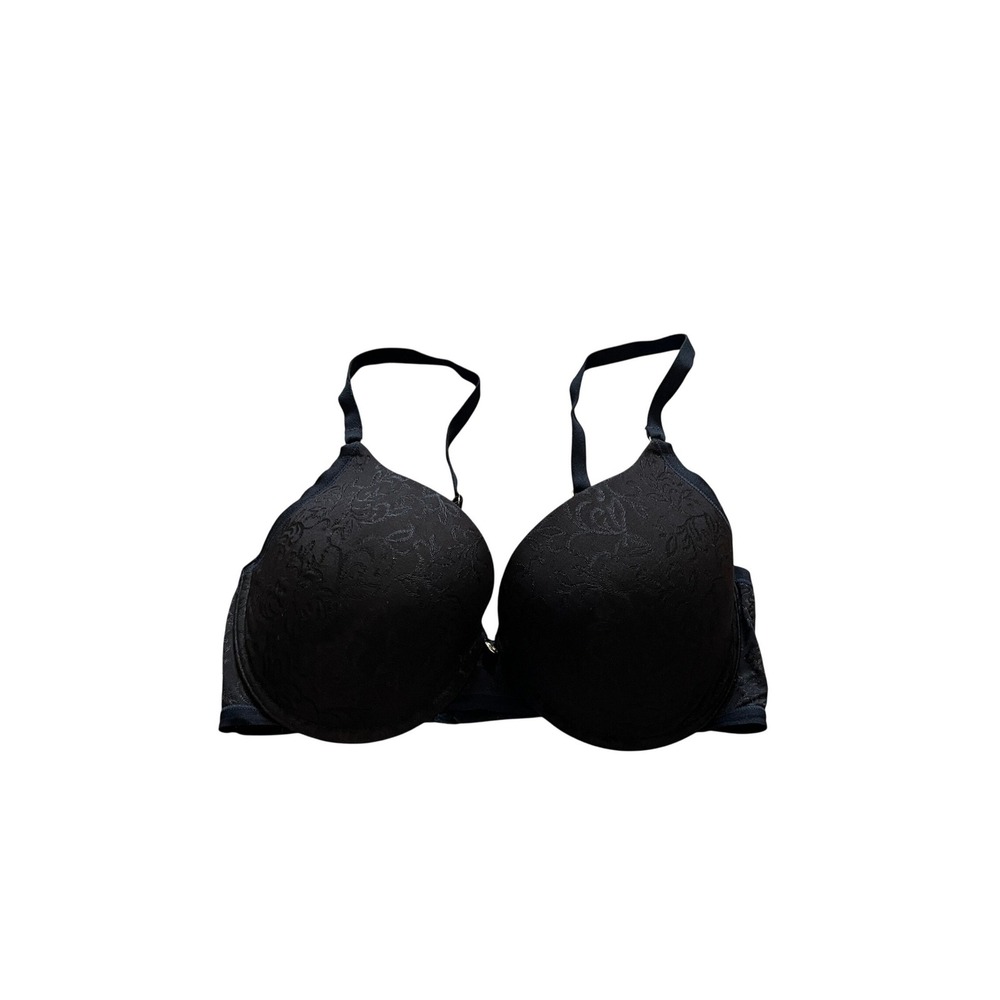 Natori Floral Jacquard Underwire T-Shirt Bra Black 34C 736059
